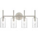 Chastine 4 Light 25.5 inch Brushed Nickel Vanity Light Wall Light